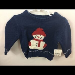 Gumballs Snowman Sweater 18, 24 mo, and 2T NWT